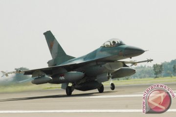 Satu skuadron F-16 TNI AU kawal Selat Malaka