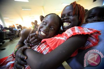 Ribuan warga Sudan Selatan menyeberang ke Uganda