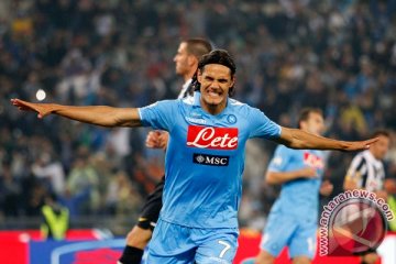 Edinson Cavani pemain tersubur Serie A