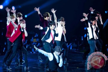 Super Junior tampil riang di akhir Super Show 6 