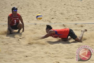 Koko-Chandra kandas di semifinal voli pantai