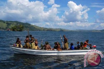 Perahu terbalik di Danau Sentani, empat orang tewas