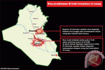 12 orang tewas dalam serangan di Irak