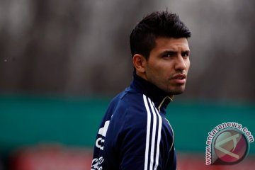 Aguero absen dalam laga Argentina lawan Italia