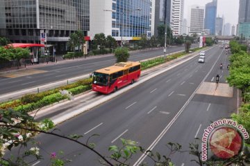 Sehari jelang Lebaran jalanan Ibu Kota lengang