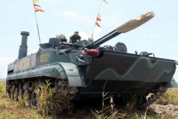 Pendaratan Amfibi/Foto Rusdianto