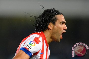 Falcao sempurnakan rekor Atletico Madrid di kandang