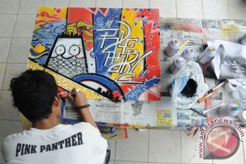 Cabang seni grafiti dan kaligrafi Porseni IX