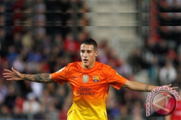 Tello bersinar saat Barca memperdaya Zaragoza