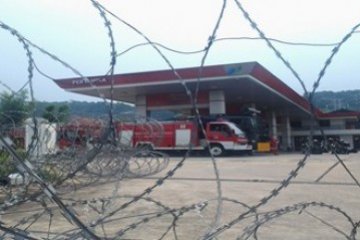 SPBU Tutup/Foto YJ Naim