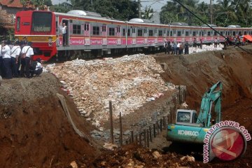 Pemulihan rel Cilebut tinggal 15 persen