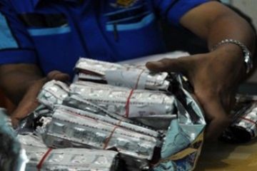 Barang Bukti Narkotika/Foto Henky Mohari