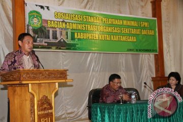 Setkab Kukar gelar sosialisasi standar pelayanan minimal