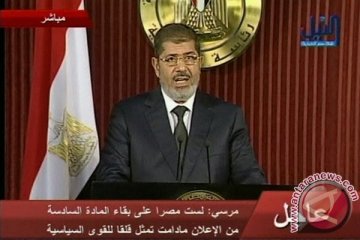 Presiden Mesir bersedia tunda referendum 