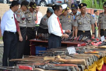 Pemusnahan Senpi Ilegal