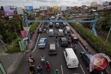 Malam ganti tahun di Yogyakarta juga diguyur hujan