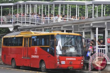 Malam ini, rute bus Transjakarta koridor I dan II dialihkan 