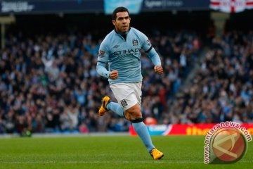 Tevez jaga peluang City tetap hidup