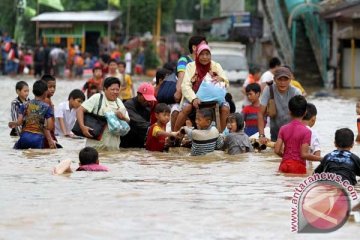 Banjir kiriman rendam sembilan kelurahan di Jakarta