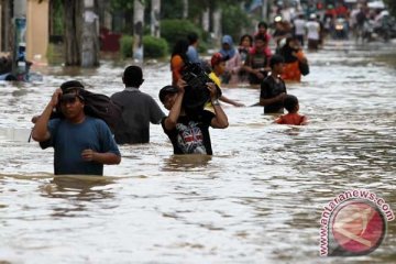 Warga DKI terkena banjir 60.723 jiwa 