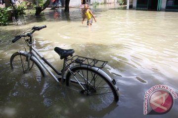 Dua rumah hanyut akibat air sungai meluap 