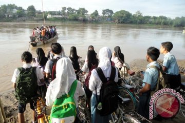 Bengawan solo di Bojonegoro masuk siaga I