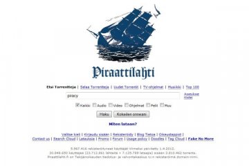 Pirate Bay tuntut organisasi pembajak situsnya