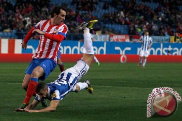 Diego Godin cetak gol, imbangi Barca 1-1