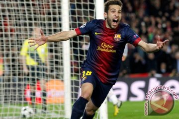 Jordi Alba absen dua pekan