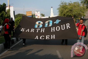 Peringati "Earth Hour", bundaran HI gelap