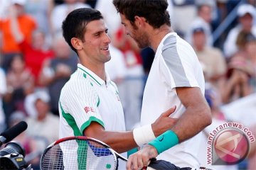 Djokovic hadapi del Potro di semifinal Wimbledon