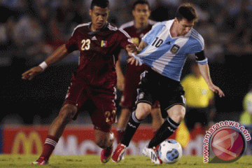 Sihir Messi membuat Argentina bekap Venezuela 3-0