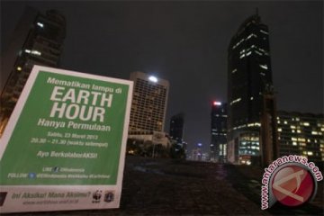 Pemakaian listrik justru naik saat  "Earth Hour"