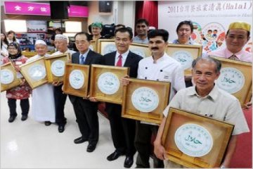 16 restoran di taiwan terima sertfikat halal