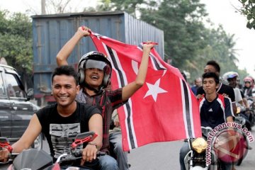 Bendera Aceh diarak keliling Banda Aceh