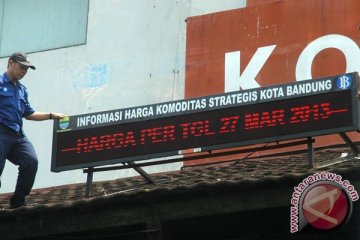 Bogor sediakan "running text" harga di pasar