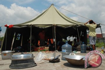 Korban banjir Cilacap masih di pengungsian