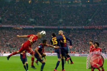 Babak pertama Munchen vs Barca 1-0