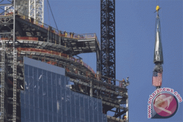 Gedung baru WTC New York masuki sentuhan akhir