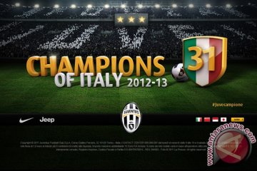 Juventus kunci gelar juara Liga Italia