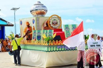 Siswa pawai taaruf sambut Ramadhan di Barito Utara