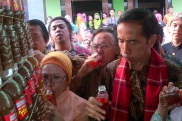 Jokowi  :  "bir pletok segar"