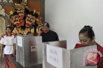 Masyarakat Bali pilih gubernur dan wakil gubernur