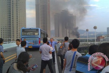 47 tewas dalam kebakaran bus di China
