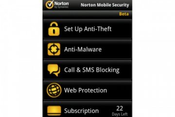 Aplikasi Norton belum rambah BB10