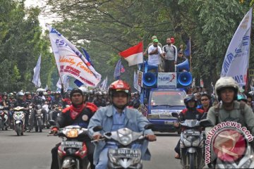 Buruh Tangerang serempak gelar mogok kerja nasional