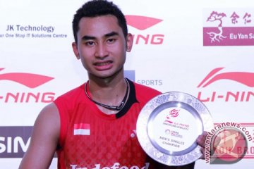 Indonesia borong tiga emas di Singapura Terbuka