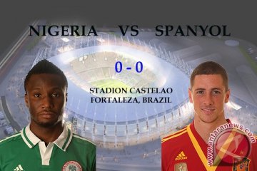 Nigeria ingin hentikan langkah tak terkalahkan Spanyol