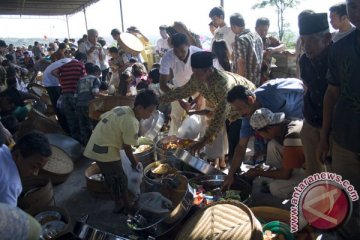 Warga lereng Merapi ikuti upacara tradisi sadranan
