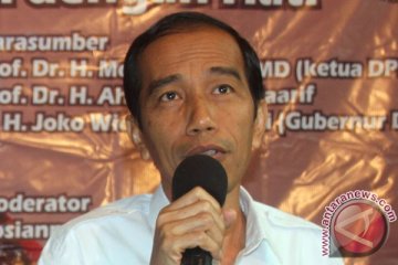 Jokowi datang ke Rakernas PDIP sebagai Gubernur